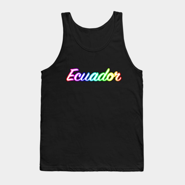 Ecuador Tank Top by lenn